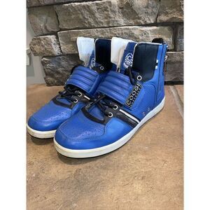 COOGI Blue and Black High-Top Sneakers